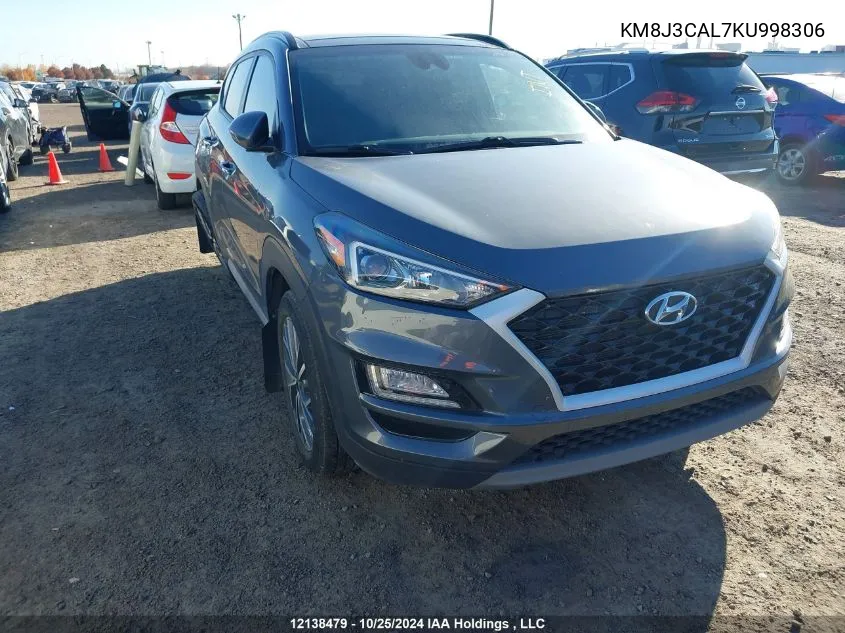 2019 Hyundai Tucson Preferred W/Trend Package VIN: KM8J3CAL7KU998306 Lot: 12138479