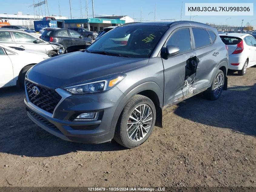 2019 Hyundai Tucson Preferred W/Trend Package VIN: KM8J3CAL7KU998306 Lot: 12138479