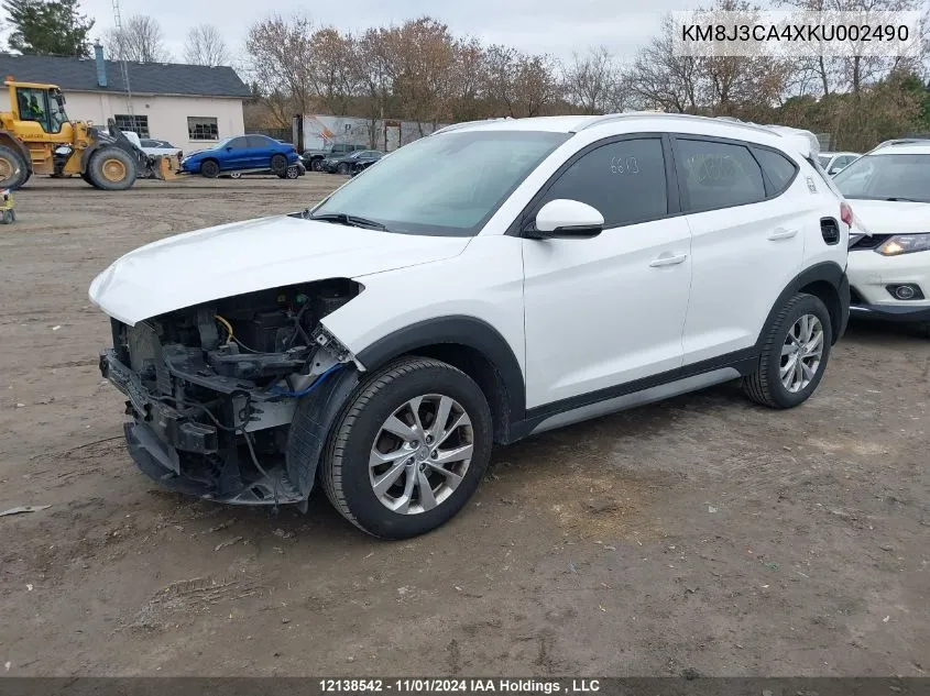 2019 Hyundai Tucson Preferred VIN: KM8J3CA4XKU002490 Lot: 12138542