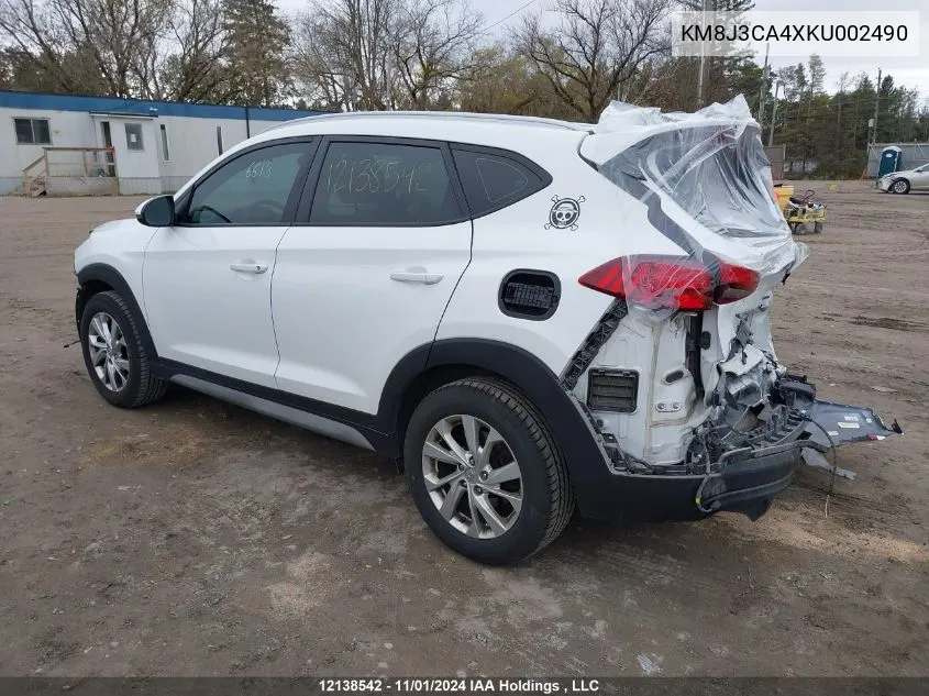 2019 Hyundai Tucson Preferred VIN: KM8J3CA4XKU002490 Lot: 12138542