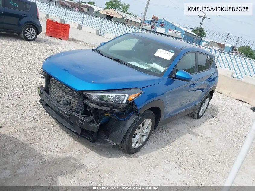 2019 Hyundai Tucson Se VIN: KM8J23A40KU886328 Lot: 39500657