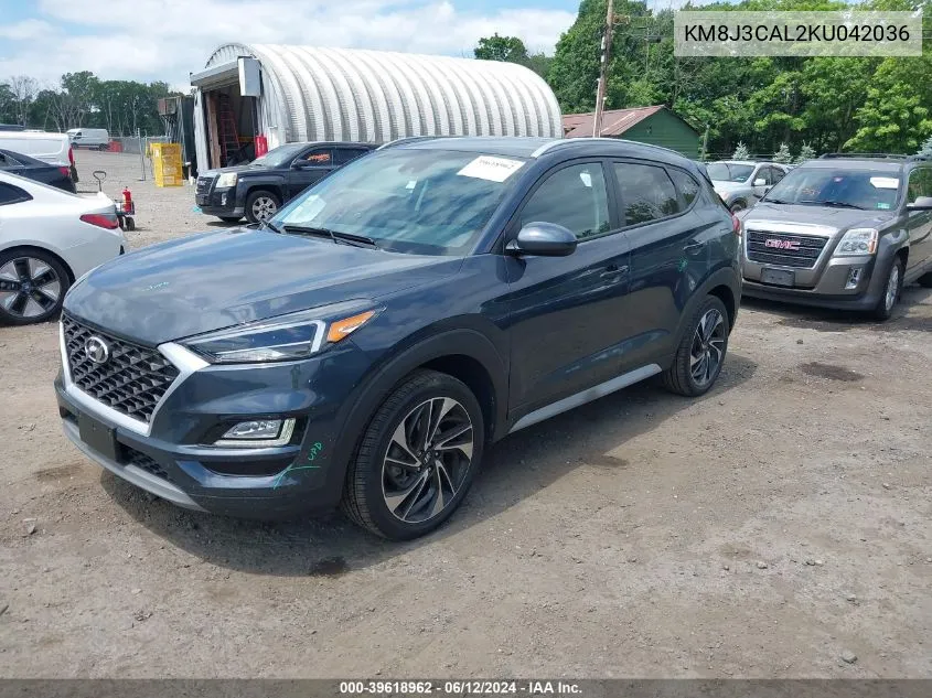 2019 Hyundai Tucson Sport VIN: KM8J3CAL2KU042036 Lot: 39618962