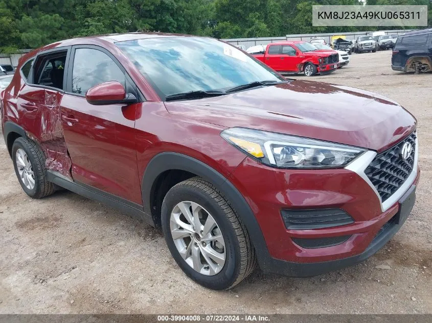 2019 Hyundai Tucson Se VIN: KM8J23A49KU065311 Lot: 39904008