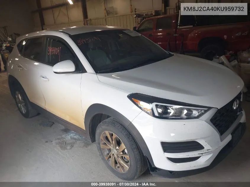 2019 Hyundai Tucson Se VIN: KM8J2CA40KU959732 Lot: 39938091