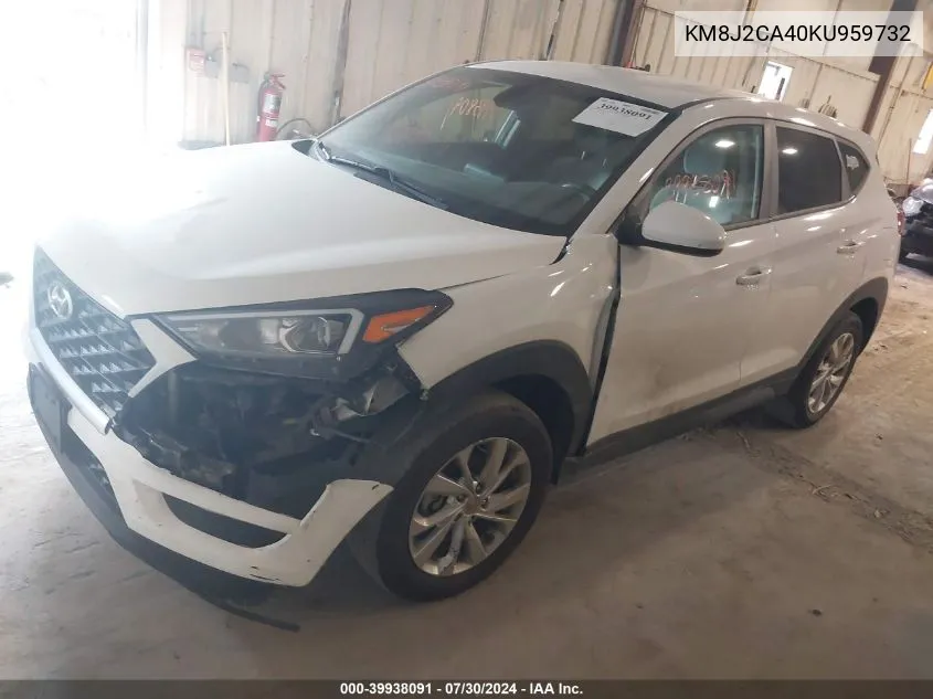 2019 Hyundai Tucson Se VIN: KM8J2CA40KU959732 Lot: 39938091