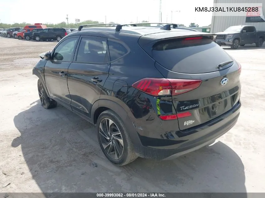 2019 Hyundai Tucson Sport VIN: KM8J33AL1KU845288 Lot: 39993062