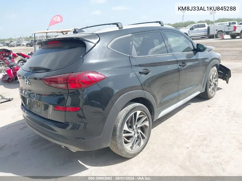 2019 Hyundai Tucson Sport VIN: KM8J33AL1KU845288 Lot: 39993062