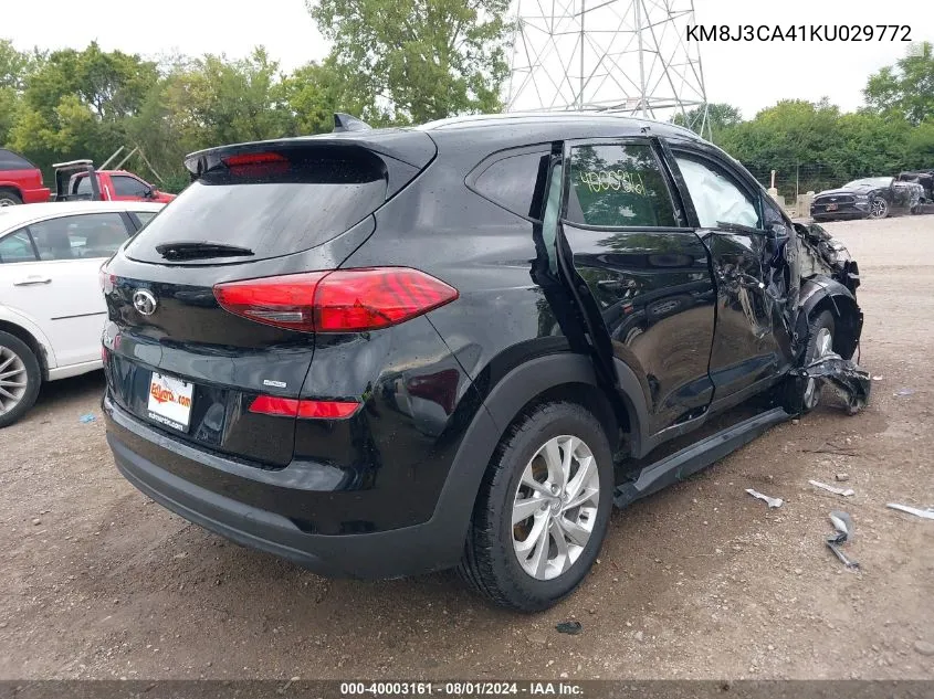 2019 Hyundai Tucson Value VIN: KM8J3CA41KU029772 Lot: 40003161