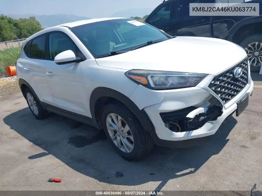 2019 Hyundai Tucson Se VIN: KM8J2CA46KU063774 Lot: 40030490