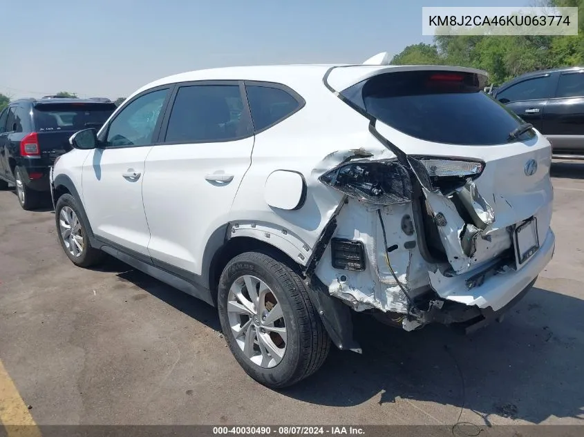 2019 Hyundai Tucson Se VIN: KM8J2CA46KU063774 Lot: 40030490