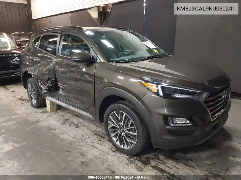 2019 Hyundai Tucson Ultimate VIN: KM8J3CAL9KU030241 Lot: 40066419