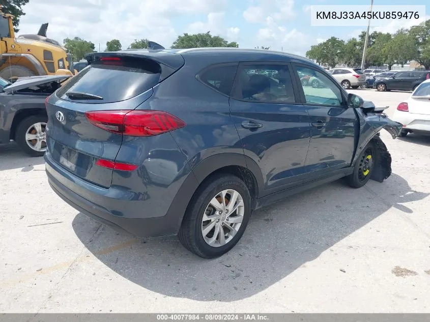 2019 Hyundai Tucson Value VIN: KM8J33A45KU859476 Lot: 40077984