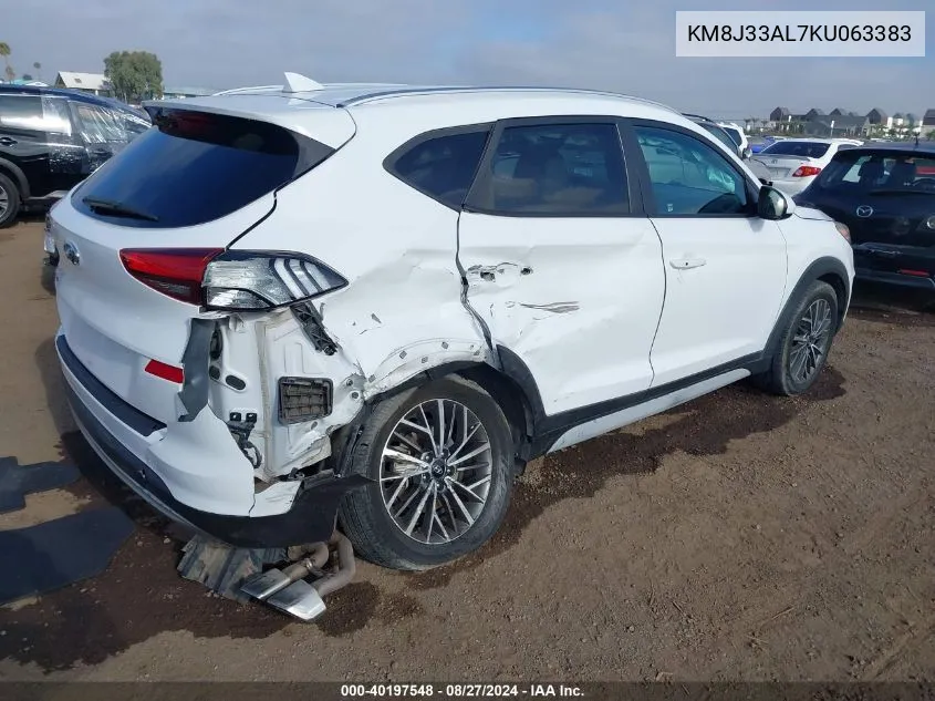 KM8J33AL7KU063383 2019 Hyundai Tucson Sel