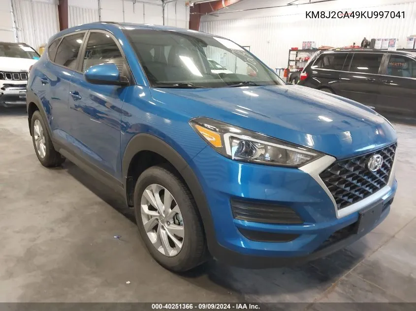 2019 Hyundai Tucson Se VIN: KM8J2CA49KU997041 Lot: 40251366