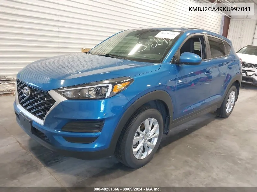 2019 Hyundai Tucson Se VIN: KM8J2CA49KU997041 Lot: 40251366