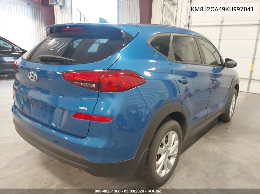 2019 Hyundai Tucson Se VIN: KM8J2CA49KU997041 Lot: 40251366