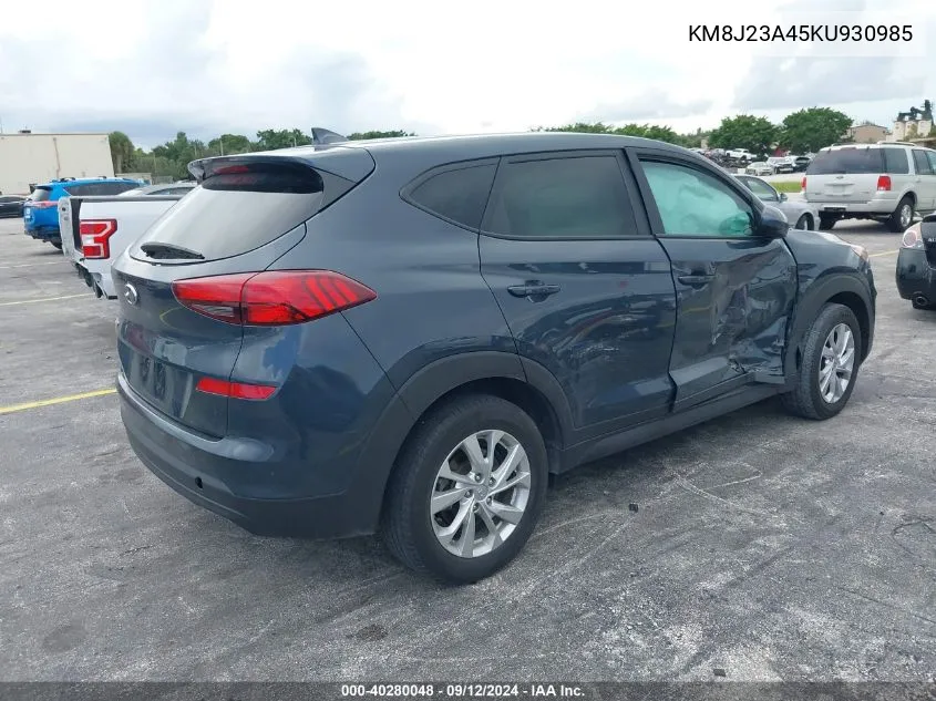 KM8J23A45KU930985 2019 Hyundai Tucson Se