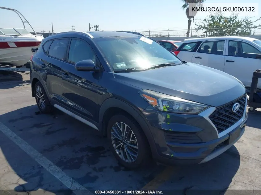 2019 Hyundai Tucson Sel VIN: KM8J3CAL5KU006132 Lot: 40450381