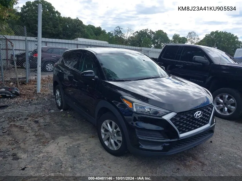 2019 Hyundai Tucson Se VIN: KM8J23A41KU905534 Lot: 40481146