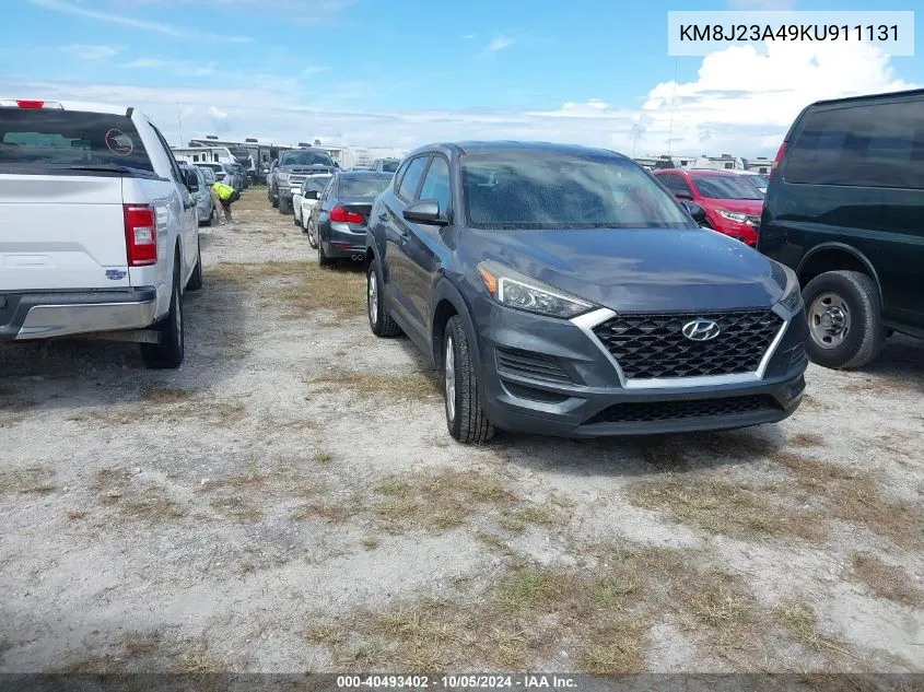 2019 Hyundai Tucson Se VIN: KM8J23A49KU911131 Lot: 40493402