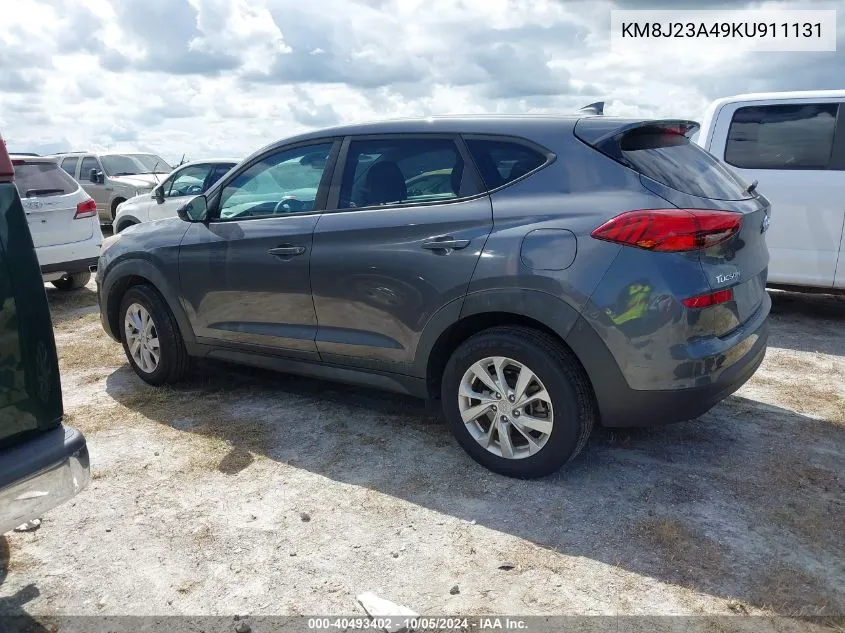 2019 Hyundai Tucson Se VIN: KM8J23A49KU911131 Lot: 40493402