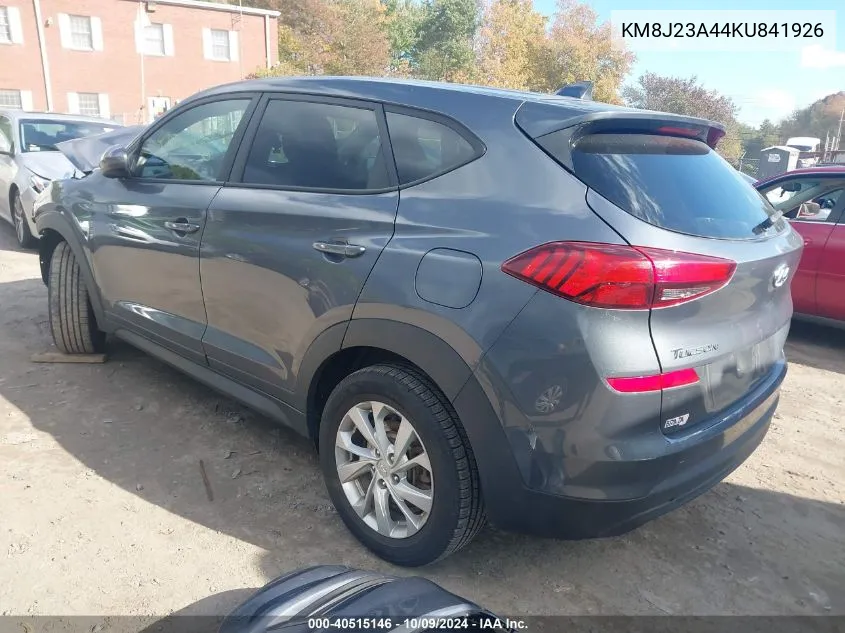 2019 Hyundai Tucson Se VIN: KM8J23A44KU841926 Lot: 40515146