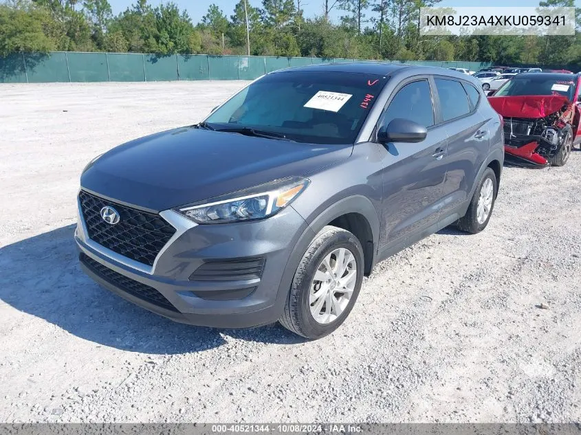 2019 Hyundai Tucson Se VIN: KM8J23A4XKU059341 Lot: 40521344