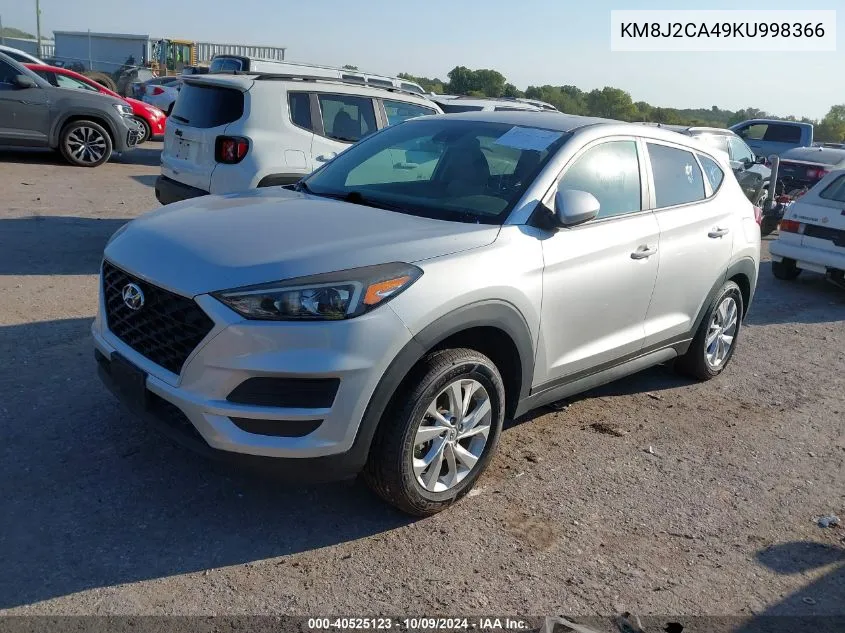 2019 Hyundai Tucson Se VIN: KM8J2CA49KU998366 Lot: 40525123