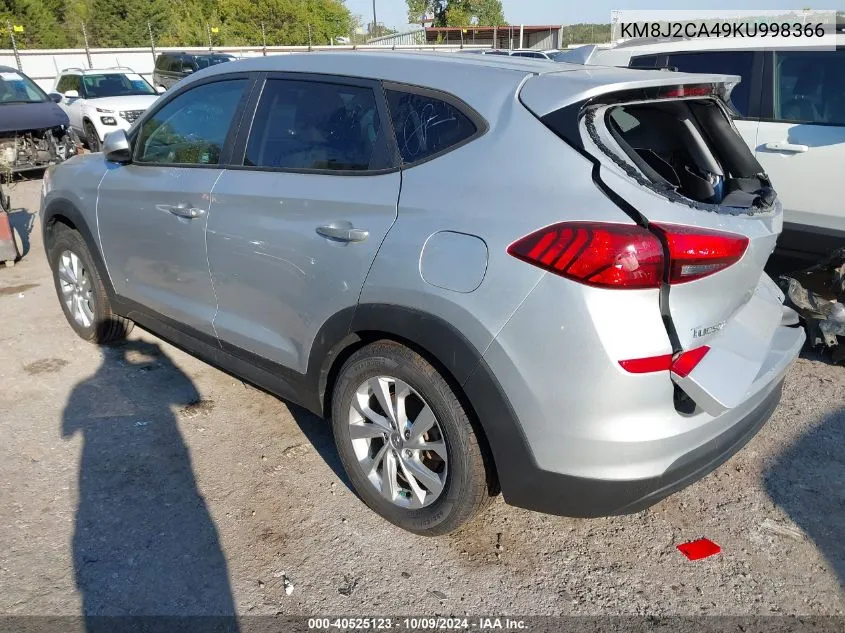 2019 Hyundai Tucson Se VIN: KM8J2CA49KU998366 Lot: 40525123