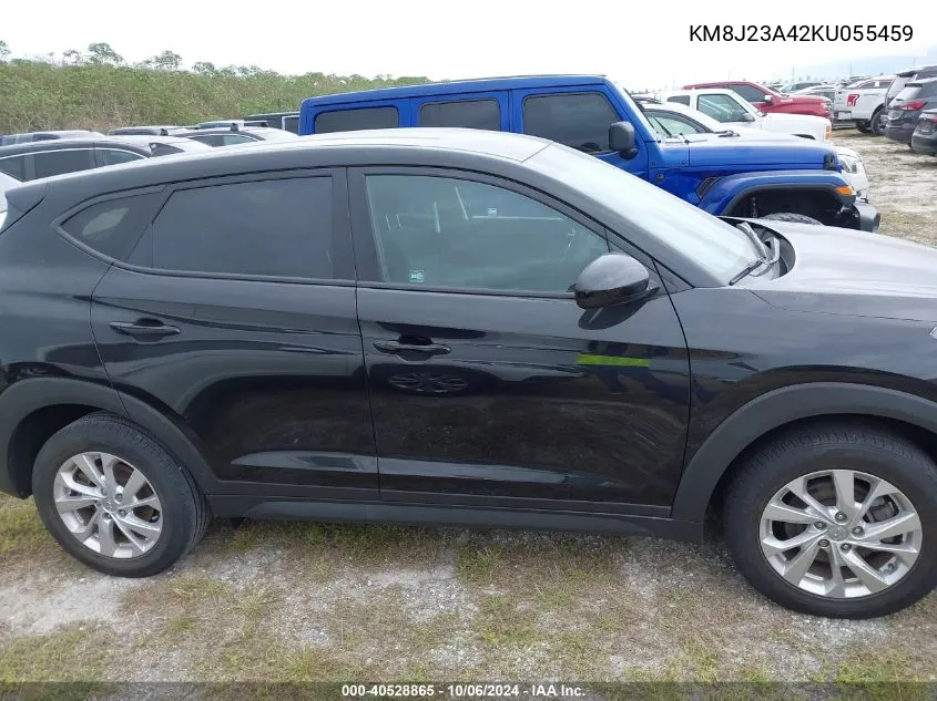 2019 Hyundai Tucson Se VIN: KM8J23A42KU055459 Lot: 40528865