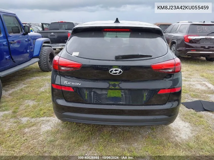 2019 Hyundai Tucson Se VIN: KM8J23A42KU055459 Lot: 40528865