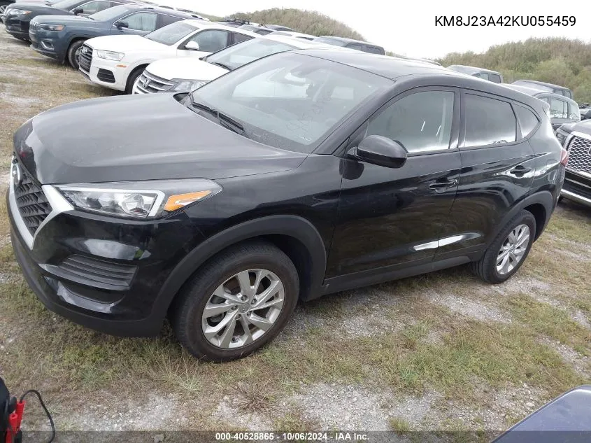 2019 Hyundai Tucson Se VIN: KM8J23A42KU055459 Lot: 40528865