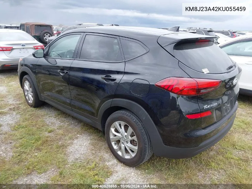 2019 Hyundai Tucson Se VIN: KM8J23A42KU055459 Lot: 40528865