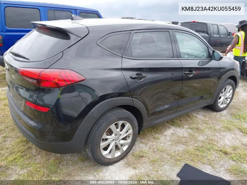 2019 Hyundai Tucson Se VIN: KM8J23A42KU055459 Lot: 40528865