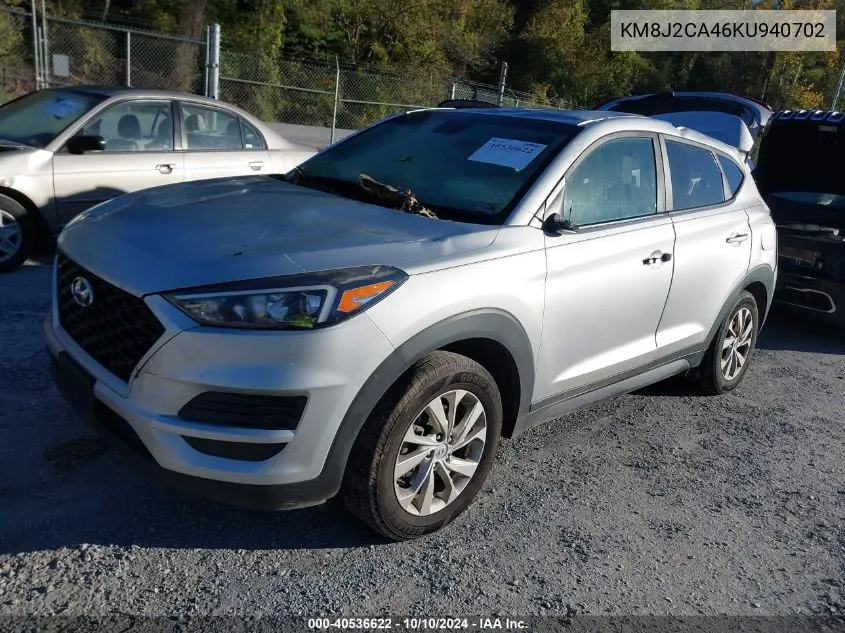 KM8J2CA46KU940702 2019 Hyundai Tucson Se