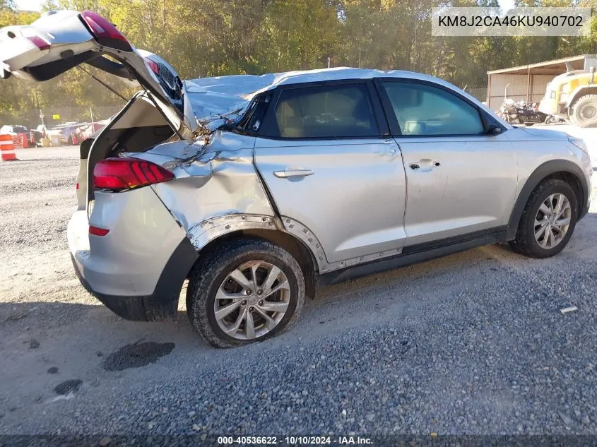 KM8J2CA46KU940702 2019 Hyundai Tucson Se