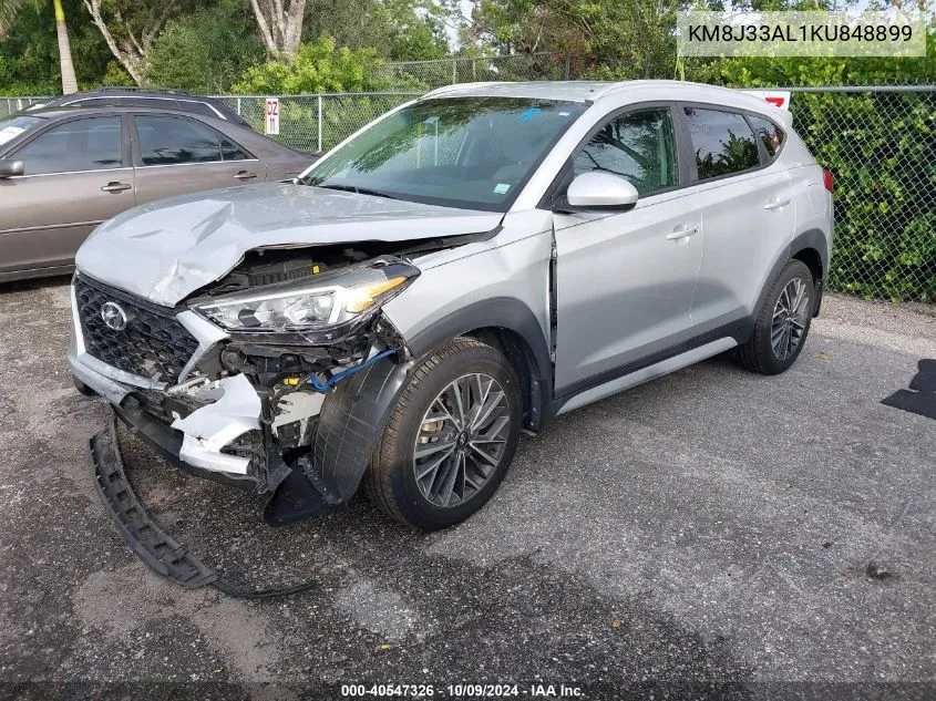 2019 Hyundai Tucson Limited/Sel/Sport/Ultimat VIN: KM8J33AL1KU848899 Lot: 40547326