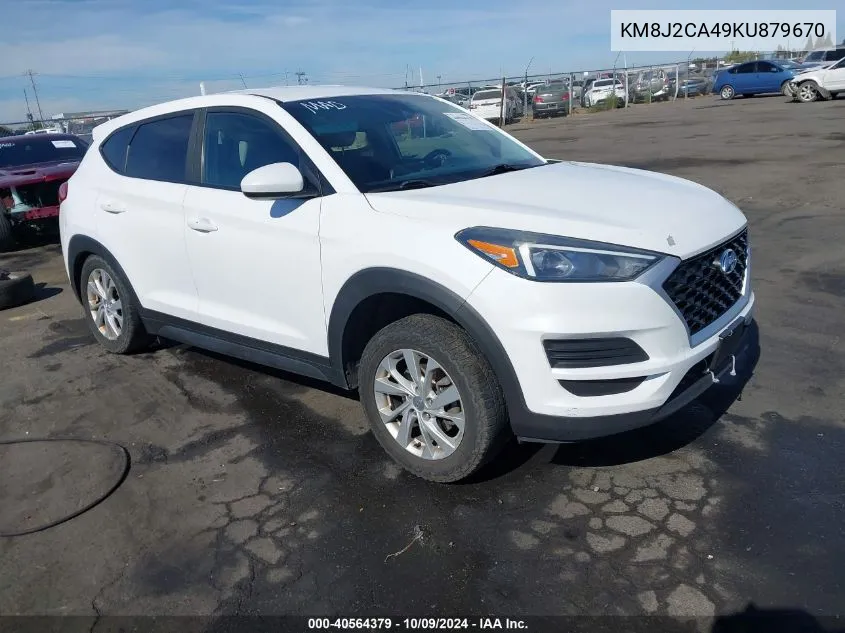 2019 Hyundai Tucson Se VIN: KM8J2CA49KU879670 Lot: 40564379