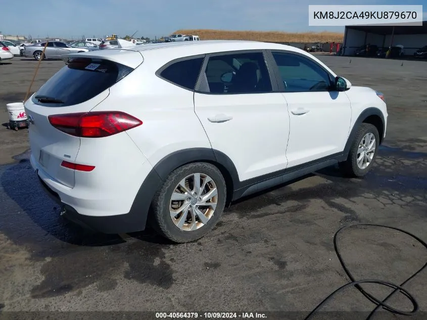 2019 Hyundai Tucson Se VIN: KM8J2CA49KU879670 Lot: 40564379