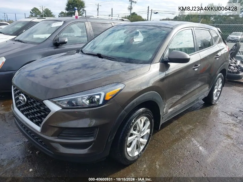 2019 Hyundai Tucson Se VIN: KM8J23A4XKU006428 Lot: 40600931