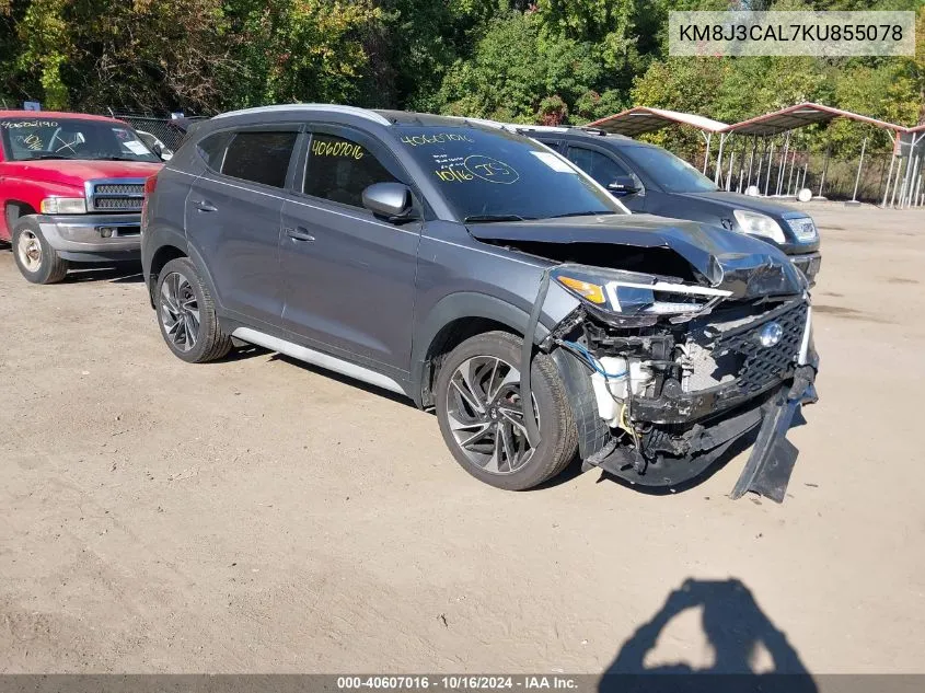 2019 Hyundai Tucson Sport VIN: KM8J3CAL7KU855078 Lot: 40607016