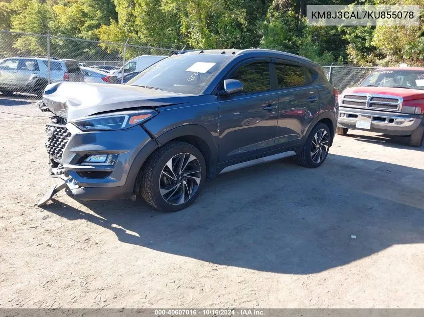 2019 Hyundai Tucson Sport VIN: KM8J3CAL7KU855078 Lot: 40607016