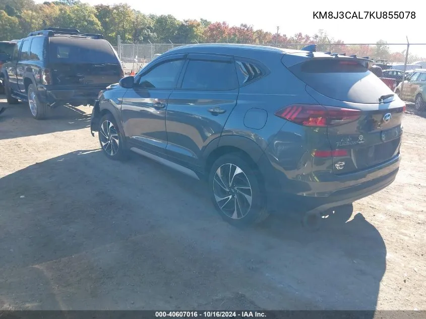 2019 Hyundai Tucson Sport VIN: KM8J3CAL7KU855078 Lot: 40607016