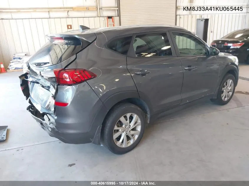 2019 Hyundai Tucson Value VIN: KM8J33A41KU065445 Lot: 40615995