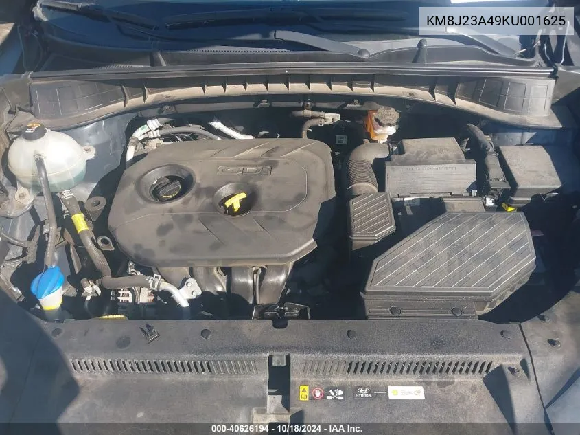 KM8J23A49KU001625 2019 Hyundai Tucson Se