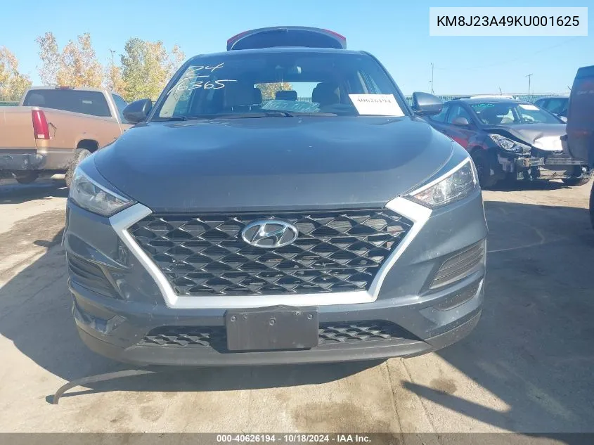 KM8J23A49KU001625 2019 Hyundai Tucson Se