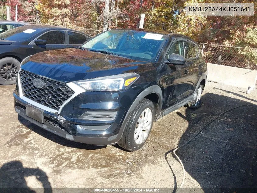 2019 Hyundai Tucson Se VIN: KM8J23A44KU051641 Lot: 40626455