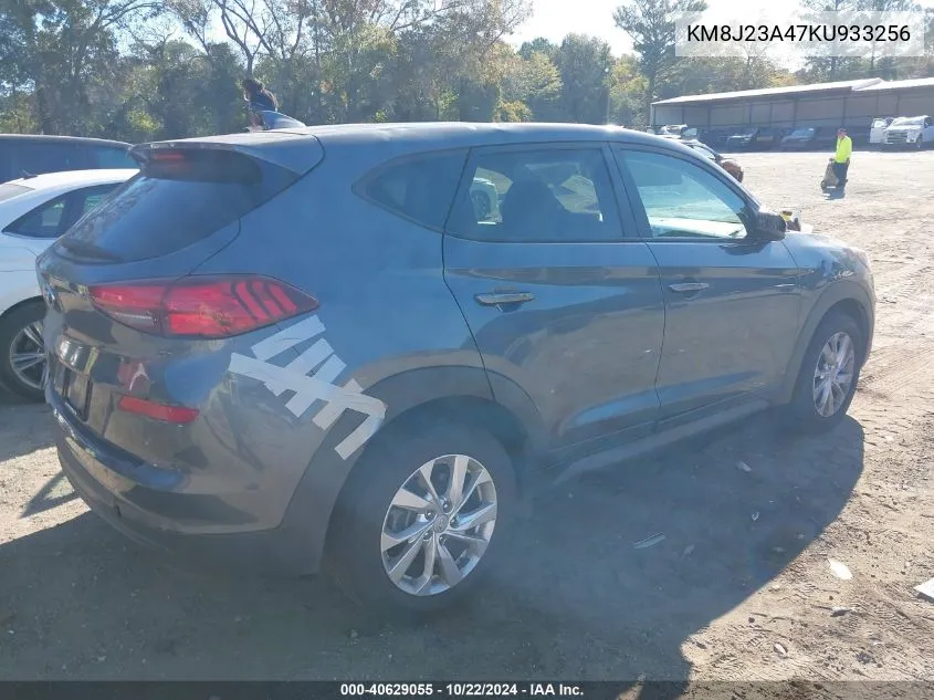 2019 Hyundai Tucson Se VIN: KM8J23A47KU933256 Lot: 40629055