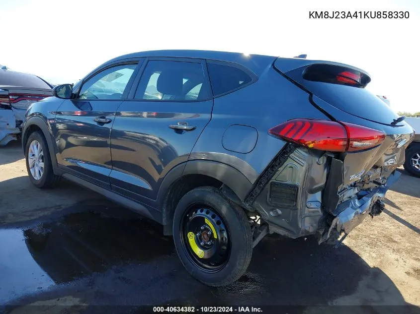 2019 Hyundai Tucson Se VIN: KM8J23A41KU858330 Lot: 40634382