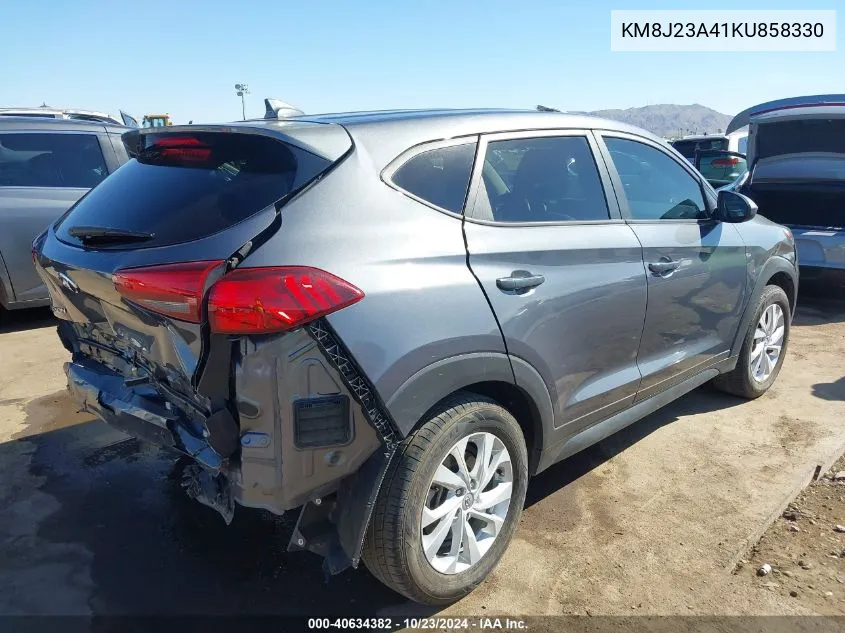 2019 Hyundai Tucson Se VIN: KM8J23A41KU858330 Lot: 40634382